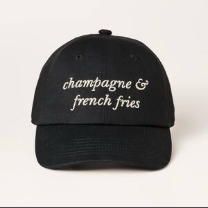 Champagne and French fries hat Kate spade x target nwt